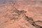 View from Ruins of Herods Castle in Masada Fortress near Dead Sea in Israel