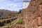 View of the ruins of the Inca temple of Chinchero in Cusco