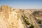 View from the ruins of Kerak castle in Jordan