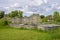 View of the ruins of The Lihula Castle, Lihula, Parnu County, Estonia