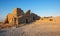 View on the ruins of the Masada fortress - the Judaean Desert