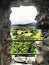 A view of the ruins of an old castle Harlech-Wales