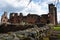 View of Ruins of Penrith Castle - Landmarks in Penrith, Cumbria.