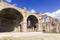 View of the ruins of a Roman forum with the Basilica of Maxentius and Constantine, Rome,