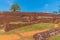 View of the ruins of Sigiriya rock fortress at Sri Lanka