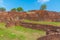 View of the ruins of Sigiriya rock fortress at Sri Lanka