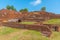 View of the ruins of Sigiriya rock fortress at Sri Lanka