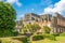 View at the ruis of Church and Infirmary in Villers la Ville Abbey in Belgium