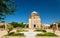 View of Rukhabad Mausoleum in Samarkand, Uzbekistan