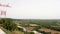 View of the rural landscape of the Tagus River Valley from Sao Bento Viewpoint, Santarem, Portugal