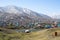 View of rural locality Onguday, Republic Altai Mountains