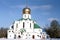 View of russian cathedral in winter