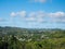View from Ruta panoramica road in Puerto Rico. USA. this road is little used by tourists but allows to leave the tourist circuit