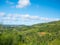 View from Ruta panoramica road in Puerto Rico. USA. this road is little used by tourists but allows to leave the tourist circuit