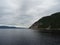 View of the Saguenay River from Saint Rose du Nord in Canada.