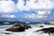 View of sail boats on British Island Tortola