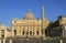 View of Saint Peter`s Basilica, Vatican city,Italy