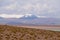 View of the Salar de Chalviri near Termas de Polques hot springs, Bolivia. Landscape of the Andean highlands of Bolivia