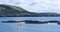 View of Salmon Farm in the Bay of Fundy, Canada