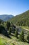 View of the Salmon River in the Salmon-Challis National Forest of Idaho during a sunny summer day