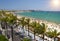 View of Salou Platja Llarga Beach in Spain