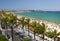 View of Salou Platja Llarga Beach in Spain