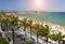 View of Salou Platja Llarga Beach in Spain