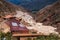 View of Salt ponds, Maras, Cuzco, Peru