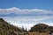 View on the saltflats of salar de uyuni from fisherman`s island in Bolivia