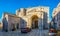 View of the San Cataldo church in Erice, Sicily, Italy