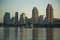 View of the San Diego doutown from Coronado Island