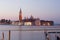 View of San Giorgio Magiore cathedral early in the morning. Venice, Italy