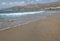 View of the sand beach at Palaiochora, Crete, Greece.