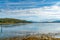 View of the Sandnessundet strait and Hakoya island from Kvaloya, Norway