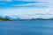 View of the Sandnessundet strait from Hakoya island in Norway
