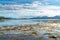 View of the Sandnessundet strait and islands Kvaloya and Hakoya, Norway