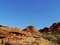 View of the sandstone domes at Kings Canyon