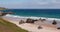 View of the Sango Sands beach in Durness northern Scotland