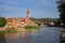 View of Sant`Anastasia church, Verona