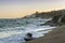 View of Sant Pol de Mar from the beach.