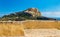 View of Santa Barbara Castle on Mount Benacantil above Alicante, Spain