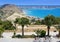 View from Santa Barbara Castle to Alicante coastline, Spain