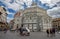 View of Santa Maria dei Fiori, the Dome and the baptistery in Florence, Tuscany, Italy