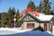 A view of Santas Workshop building at the Peak of Vancouver(Grouse Mountain Ski Resort