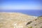 View Santorini airport from Profitis Elias mountain, Santorini, Greece