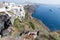 View from Santorini looking out to the sea