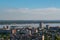 View of Saratov, Russia from Sokolovaya Mountain - south direction
