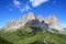 View of the Sassolungo Massif, Italian Dolomites