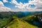 View from Saua Vaiuga in to the Valley of Fagaras