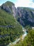 View on scenery Grand canyon du Verdon in Provence, France